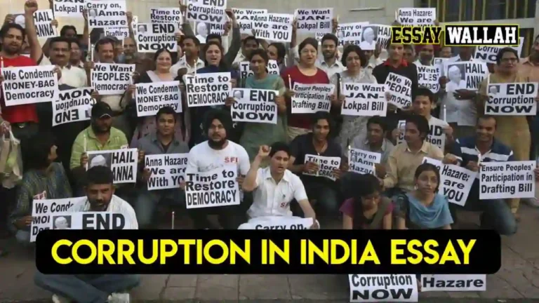 Corruption In India Essay In English